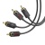кабель hoco upa29 2*rca to 2*rca 1.5m (чорний) 