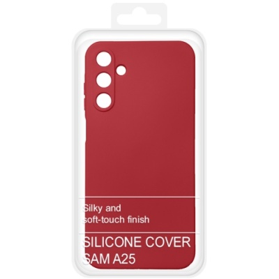 Купить силіконовий чохол soft silicone case для samsung a256 galaxy a25 5g (червоний) онлайн