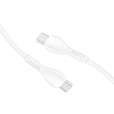 кабель hoco x37 cool power type-c - type-c 60w/3.0a/0.5m (білий) 