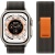 Ремінець Hoco WA14 для Apple Watch 1-11/Ultra (42/44/45/49mm) (black with gray) ремінець hoco wa14 для apple watch 1-11/ultra (42/44/45/49mm) (black with gray)