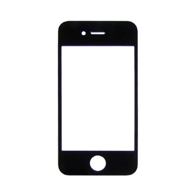 скло тачскріна для apple iphone 4/4s чорне high copy
