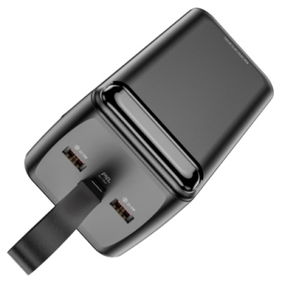 додаткова батарея power bank borofone bj14d 22.5w+pd20w 50000 mah (чорний) 