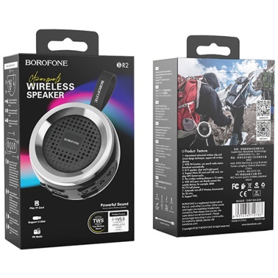 портативна колонка borofone br2 (чорний) 