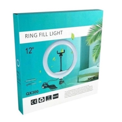 кільцева лампа fill light 30cm (qx-300) 