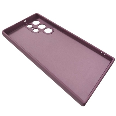 Купить силіконовий чохол soft silicone casevsmagnet ring для samsung s908 galaxy s22 ultra - cherry purple онлайн