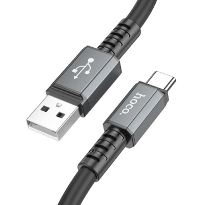 кабель hoco x85 strength usb - type-c 3a/1m (чорний) 