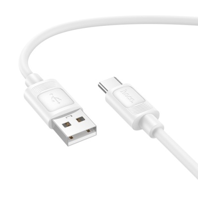 кабель hoco x122 silicone usb - type-c 3.0a/1m (білий) 