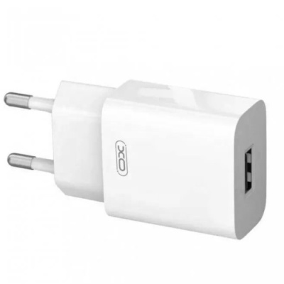 мережевий зарядний пристрій xo l99 1usb/2.4a (білий) 