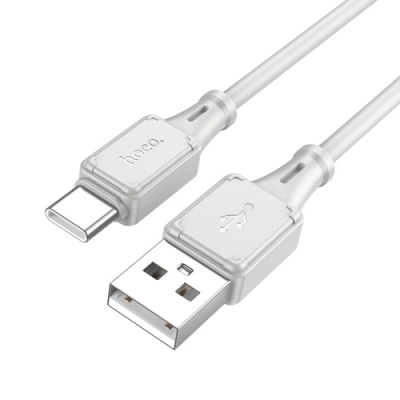 кабель hoco x101 silicone usb - type-c 3.0a/1m (сірий) 