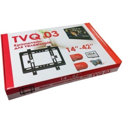 кронштейн для телевізора q tvq-03 (14"- 42") 