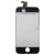 дисплей для apple iphone 4s з чорним тачскріном н/с