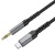 кабель aux skydolphin sr29 aluminium alloy braided wire 3.5mm(male) - type-c(male) 1m (чорний) 