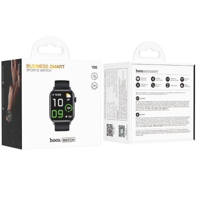 смарт-годинник hoco y26 smart sports watch (чорний) 
