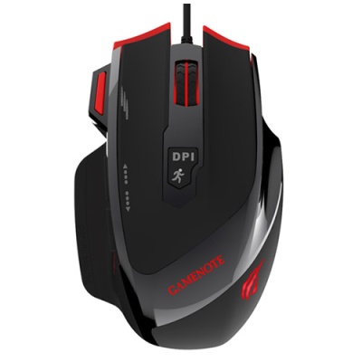 мишка дротова havit hv-ms1005 black-red 