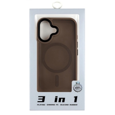 Купить чохол shadowmatte magsafe для apple iphone 17 (brown) онлайн