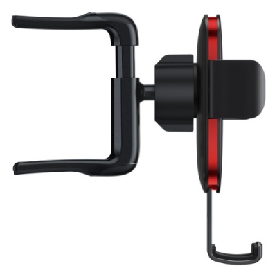 Автотримач Baseus Metal Age Ⅱ (Round Air Vent Version) (SUJS030001) Black/Red