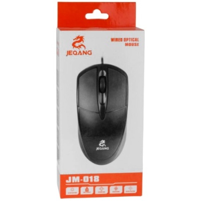 мишка дротова jeqang jm-018 (чорний) 