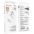 перехідник borofone bv12 apple lightning - (aux 3.5mm+lightning charge) (білий) 