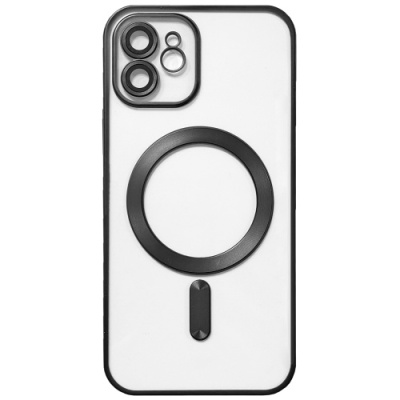 Купить чохол tpu metallic full camera with magsafe для apple iphone 11 (matte black) онлайн