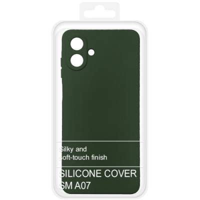 Купить чохол soft silicone case full для samsung a075 galaxy a07 4g (темно-зелений) онлайн