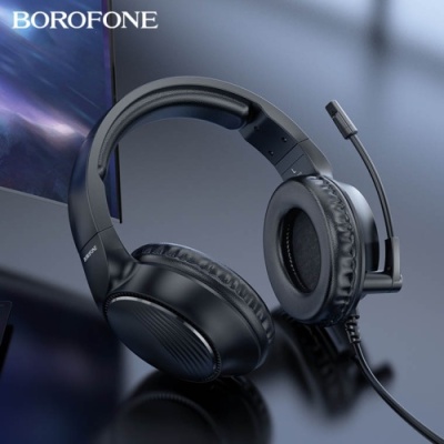 навушники для комп'ютера borofone bo109 bountiful (чорний) 