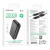 додаткова батарея power bank borofone bj30a starlight 22.5w+pd20w 20000 mah (чорний) 