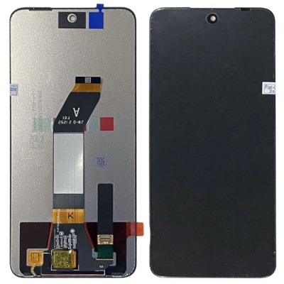 дисплей для xiaomi redmi note 11, redmi note 11s, note 12s, poco m4 pro з чорним тачскріном, oled