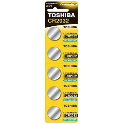 батарейка toshiba cr2032 (5шт) 