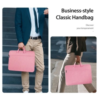сумка для ноутбука dux ducis lbtc horizontal handbag for 13"-13.9" (pink) 