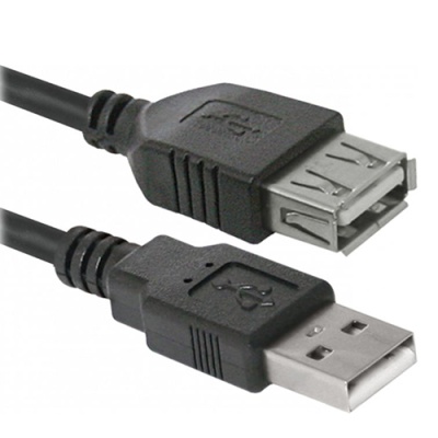 подовжувач usb (1 фільтр) 5m (чорний) 