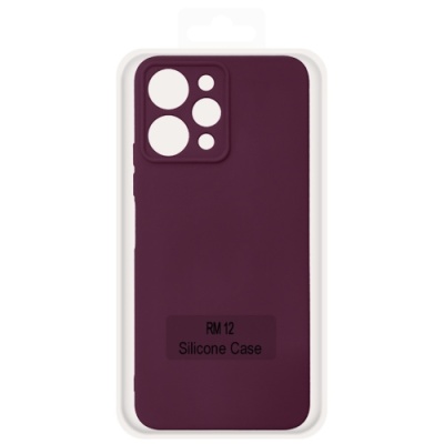 Купить чохол soft silicone case full для xiaomi redmi 12 (maroon) онлайн