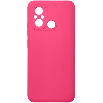 Купить силіконовий чохол soft silicone case для xiaomi redmi 12c (малиновий) онлайн