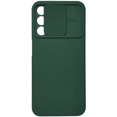 Купить силіконовий чохол soft tpu armor camshield для samsung m146 galaxy m14 5g - dark green онлайн