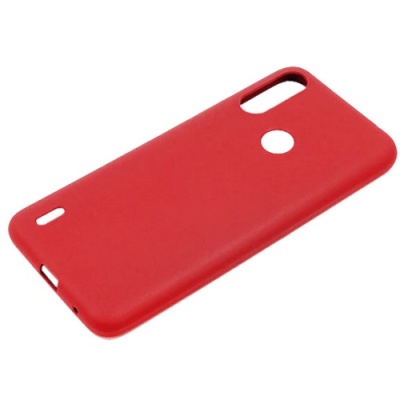 Купить силіконовий чохол soft silicone case для motorola e7i power/e7 power - red онлайн