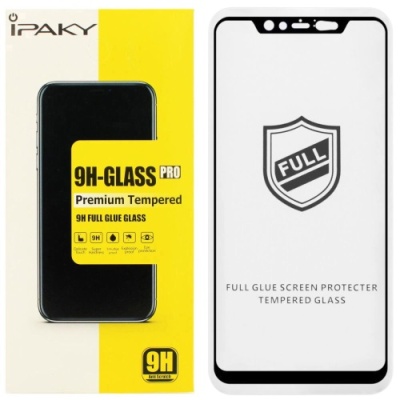 захисне скло ipaky для xiaomi mi 8/mi 8 pro (чорний) 