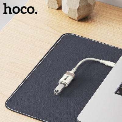 перехідник otg hoco ua39a type-c - usb (білий apricot) 