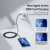кабель baseus crystal shine (pd) type-c - lightning 20w/2m (cajy000301) (black) 
