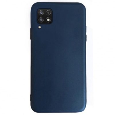 Купить силіконовий чохол soft silicone case для samsung a225 galaxy a22 4g/m325 galaxy m32 4g - dark blue онлайн