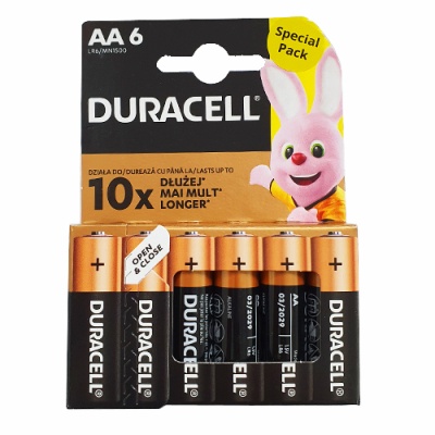 батарейка duracell lr6 bl6 