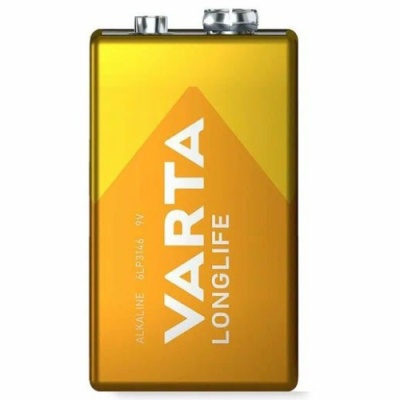 батарейка varta 9v krona longlife (1шт) 