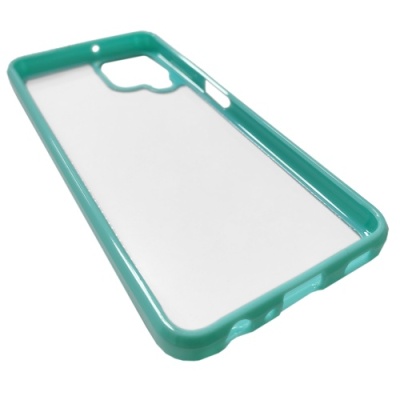 Купить чохол crystal armor для samsung a225 galaxy a22 4g/m325 galaxy m32 4g - transparent green онлайн
