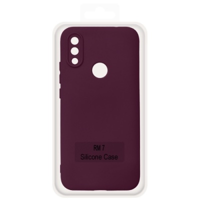 Купить чохол soft silicone case full для xiaomi redmi 7 (maroon) онлайн