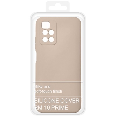 Купить силіконовий чохол soft silicone case для xiaomi redmi 10/redmi 10 2022 (пудра) онлайн