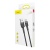 кабель baseus cafule usb - type-c 3.0a/0.5m (catklf-ag1) (black-grey) 