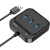 USB HUB Hoco HB31 Easy 4-in-1 converter (USB to USB3.0*4) 1,2m. Black usb hub hoco hb31 easy 4-in-1 converter (usb to usb3.0*4) 1,2m. black
