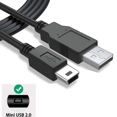 кабель - miniusb/v3/dke2 1m (чорний) тех.пак 