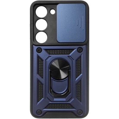 Купить чохол-накладка armor magnet camshield для samsung s911 galaxy s23 - dark blue онлайн