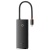 usb hub baseus lite series docking station (type-c to hdmi+usb3.0*3+pd) (wkqx040001) black 