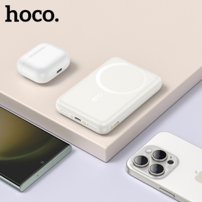 додаткова батарея power bank hoco j141 grace pd20w magnetic 10000 mah (білий) 