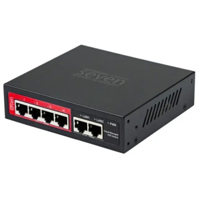 poe комутатор qps204d poe+2fe 52w 